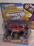 2012 HOT WHEELS GRAVE DIGGER 30TH ANNIVERSARY 1:64 SPIDERMAN MONSTER JAM TRUCK WITH EXCLUSIVE 30TH ANNV. GRAVE DIGGER FLAG
