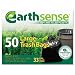 Webster GES6TL50 Plastic Earthsense Recycled Waste Can Liner, 0.9 Mil, Flat Seal, 40" x 32.5", Black (Pack of 50)