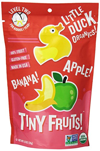 Little Duck Organics Tiny Fruits - Apple & Banana - 1 oz