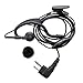 HQRP External Ear Loop 2-Pin Headset with Push-to-talk Microphone for Motorola GTI, GTX, LTS-2000, VL-130, PMR-446, ECP-100, PR-400, Mag One BPR-40, EP-450, AU-1200, AV-1200 + HQRP UV Meter