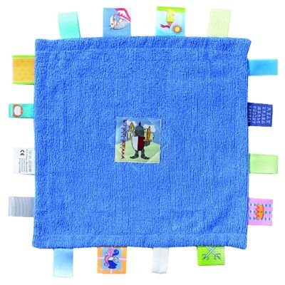 Vital Innovations LL0904F Frottee-Schmusetuch Label-Label Knight - blau Preisvergleich