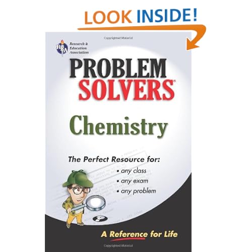 Chemistry Problem Solver (Problem Solvers Solution Guides) A. Lamont Tyler, Editors of REA and Adrian Dingle
