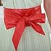 Nanxson Womens Bowknot Leather Wide Waist Band Self Tie Obi Cinch Belt PDW0009