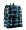 Black/Blue Streak Perry Plaid