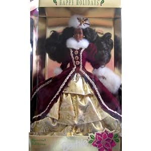 1996 AA Happy Holidays Barbie by 