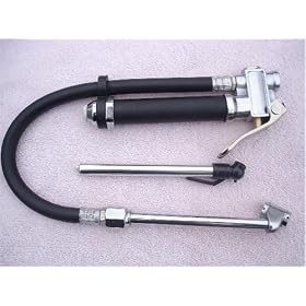 Air Tire Auto Pressure Inflator Dual Angle Chuck Gauge