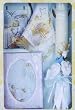 Baptism Gift Sets - Boy - Rosary - Candle - Missal - Hanky - Shell - Gift Box 12in.x8.75in.