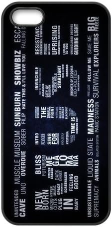 Fashion Muse Rock Band Protective iPhone 5 5S Hard Rubber Silicone Case Cover