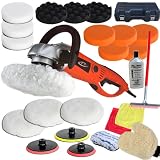 TecTake Profi Poliermaschine 1600 Watt mit 180� Drehgriff + Set5 inkl. Nanopoliturvon "TecTake"