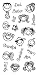 Fiskars Fiskar Clear Stamps, Happy And You Know It