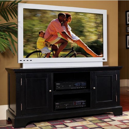 Home Style 5531-12 Bedford Entertainment Stand, Black
