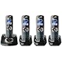 Panasonic KXTG8324 Colour DECT Quad With Answer Machine - Black