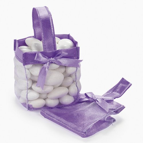 Mini Purple Organza Favor (1 dz)