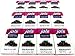 Jols Sugar Free Blackcurrant Pastilles, 0.88 oz Packets in a BlackTie Box (Pack of 12)