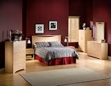 Contemporary Bedroom Collection in Natural Maple By SouthShore Furniture