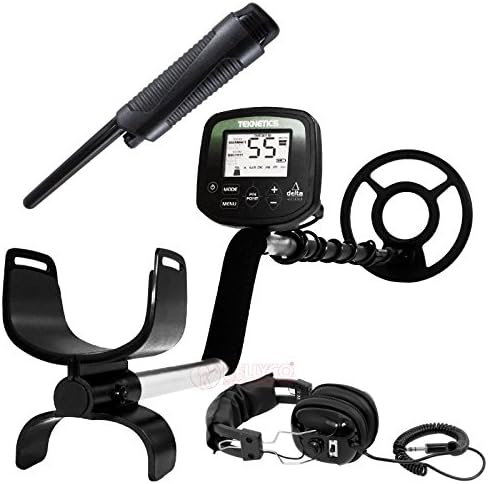 Teknetics Delta 4000 Metal Detector w/ 8" Submersible Coil Plus Accessory Package