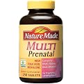 Nature Made Prenatal Multi Vitamin 250 Ct Value Size