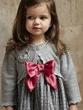 from M&Co Corsage grey marl cardigan Grey 0/3 MNTHS