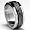 Two Tone Stainless Steel Ring with Lords Prayer and Cross Design Size 7.5