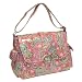 Kalencom Laminated Buckle Bag, Cotton Candy Paisley Pink