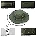 CFORWARD Sunhat Sunscreen Breathable Mesh Cotton Soft Boonie Hat (Army green)