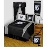 Tampa Bay Lightning Sideline Comforter BlackTwin