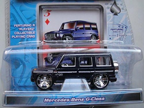MAISTO 1:64 SCALE PLAYERZ DARK BLUE 5 OF DIMONDS MERCEDES-BENZ G-CLASS DIE-CAST