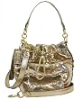 Authentic Coach Poppy Sequin Poppy Cinch Satchel Bag 17906 Gold