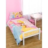 from Princess Childrens/Kids Girls Disney Princess Junior Bed Quilt/Duvet Cover Bedding Set (Junior Bed) (Pink)
