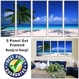 Sea Beach Nature Picture HUGE Canvas Print READY 2 HANG!! 60 x 32