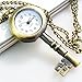 Amjimshop Bronze Lovely Vintage Key Design Quartz Key Women Necklace Gift Pocket Watch