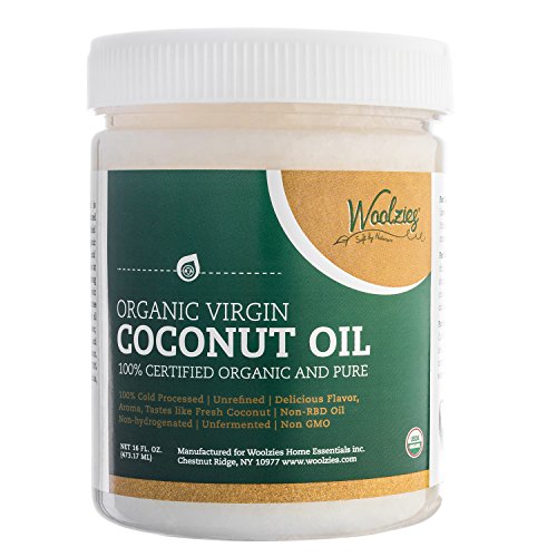 Woolzies Pure Organic Virgin Unrefined Coconut oil, food grade Buy Best Coconut Oil