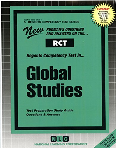 GLOBAL STUDIES (Regents Competency Test Series) (Passbooks) (REGENTS COMPETENCY TEST SERIES (RCT))