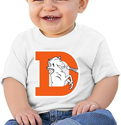 Huma Denver Bronco Horse Infant Tshirt White 12 Months
