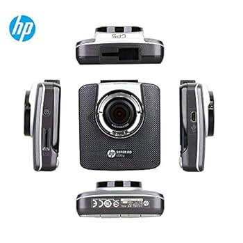 ヒューレット・パッカード HP f530g ドライブレコーダー/GPS搭載・高画質SUPER HD 1296P、米Ambarella社 A7チップ搭載、大口径F1.8 レンズ、超広角156度、WDR＋Gセンサー、常時録画、動体感知、臨時駐車監視モード、日本語メニュー対応。 [並行輸入品]