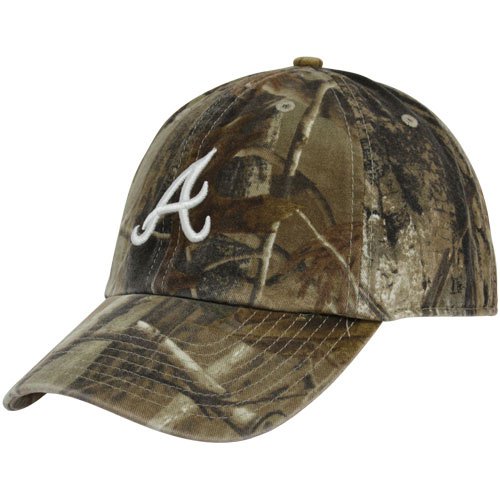 '47 Brand Atlanta Braves Real Tree Camo Cleanup Adjustable Hat '47 Brand Atlanta Braves Real Tree Camo Cleanup Adjustable Hat