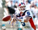 Trent Edwards Autographed/Hand Signed 8x10 Photo (Buffalo Bills) JSA