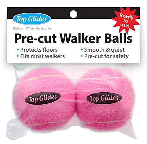 Pre-cut Walker Glide Balls - 15 Colors & Styles (Pink)