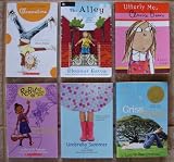 Chapter Books for Girls: Set of 6 - Ages 8-11 (Clementine ~ The Alley (by Newbery Medal-Winning Author Eleanor Estes) ~ Umbrella Summer ~ Criss Cross (Newbery Medal Winner) ~ Ruby and the Booker Boys: Brand-New School, Brave New Ruby ~ Utterly Me, Clarice Bean)
