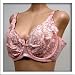  : Venus $53 Pink Lace Mesh Sheer Full Cover Bra #0305
