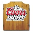 Coors Light Dart Cabinet Includes Darts and Board