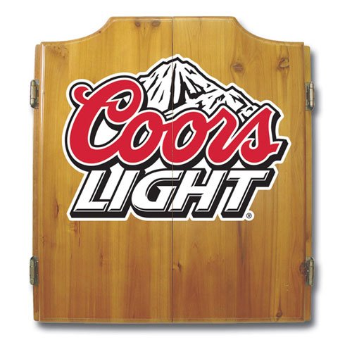 Buy Trademark Global Coors Light DartCabinet Darts Board by Trademark Global