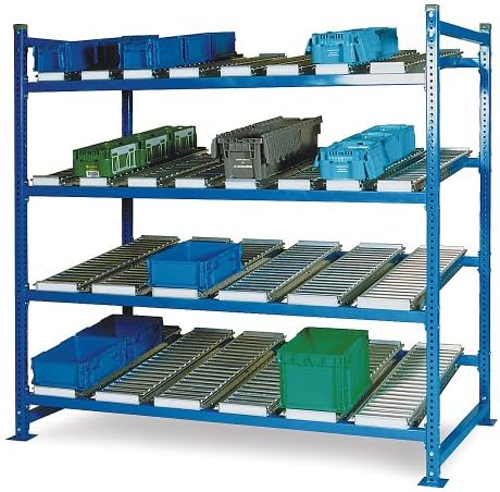 UNEX Flow Cell Stationary Gravity Flow Shelving - 96x48x72"
