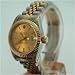 Vintage/Antique: Women's Rolex Oyster Perpetual DateJust 18k Gold & Stainless Steel Automatic Watch Quick-set Champagne Dial 18k Gold Bezel