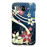 Hard Snap on Plastic RUBBERIZED With FLORAL GALAXY Design Sleeve Faceplate  ....