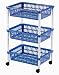 Kitchen & Housewares : Vegetable/Storage Trolly 3-Tier (H1563)