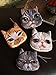 Zarapack Women's Wild Cat Series Coin Purse Wallet