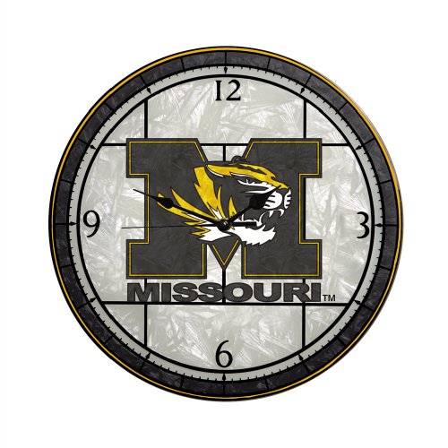 Missouri Art Glass Clock