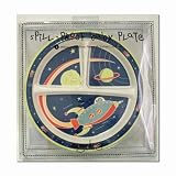 Outer Space Spill Poof Baby Plate