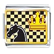 Chess Game Italian Charms Bracelet Link
